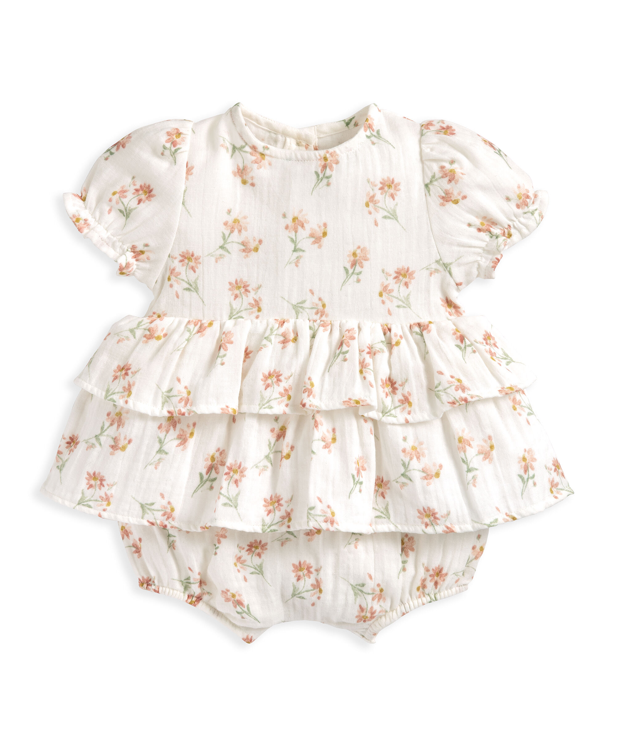 Daisy Peplum Shortie Romper image number 2