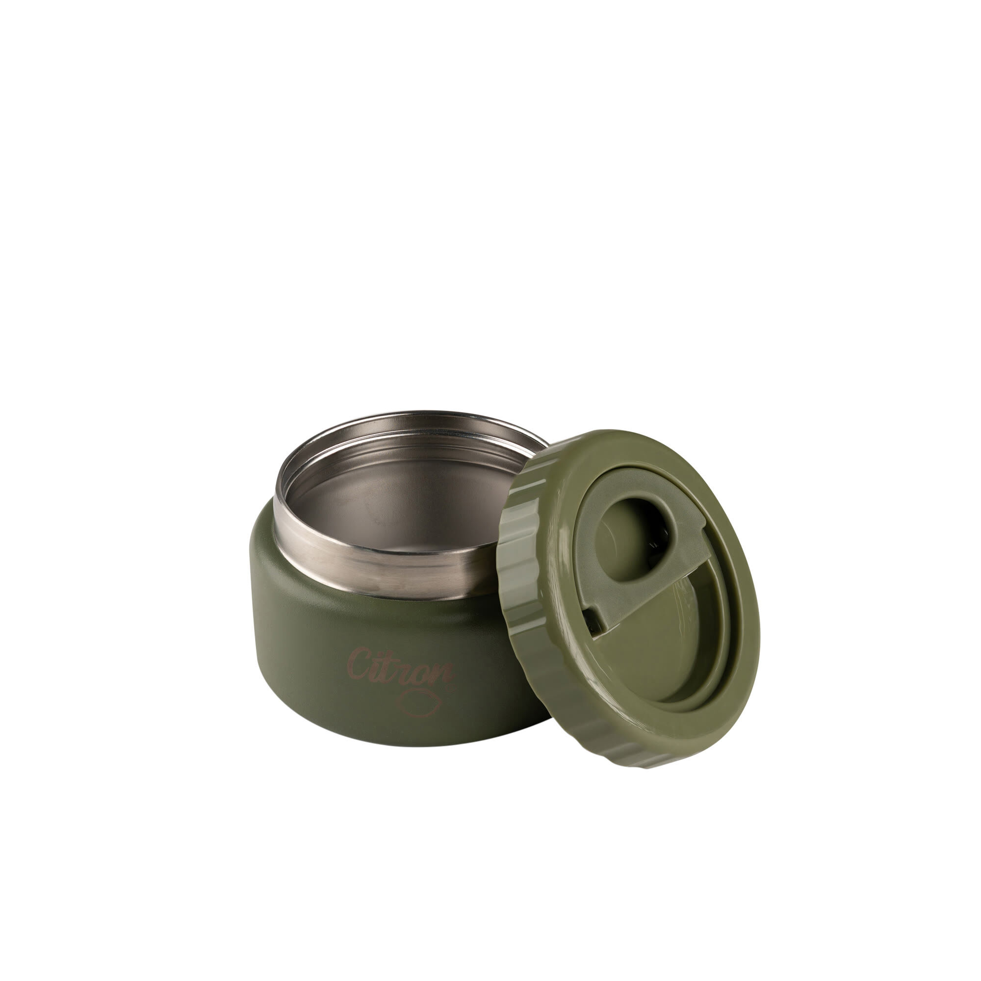 Citron Food Jar 250ml Olive Green image number 1