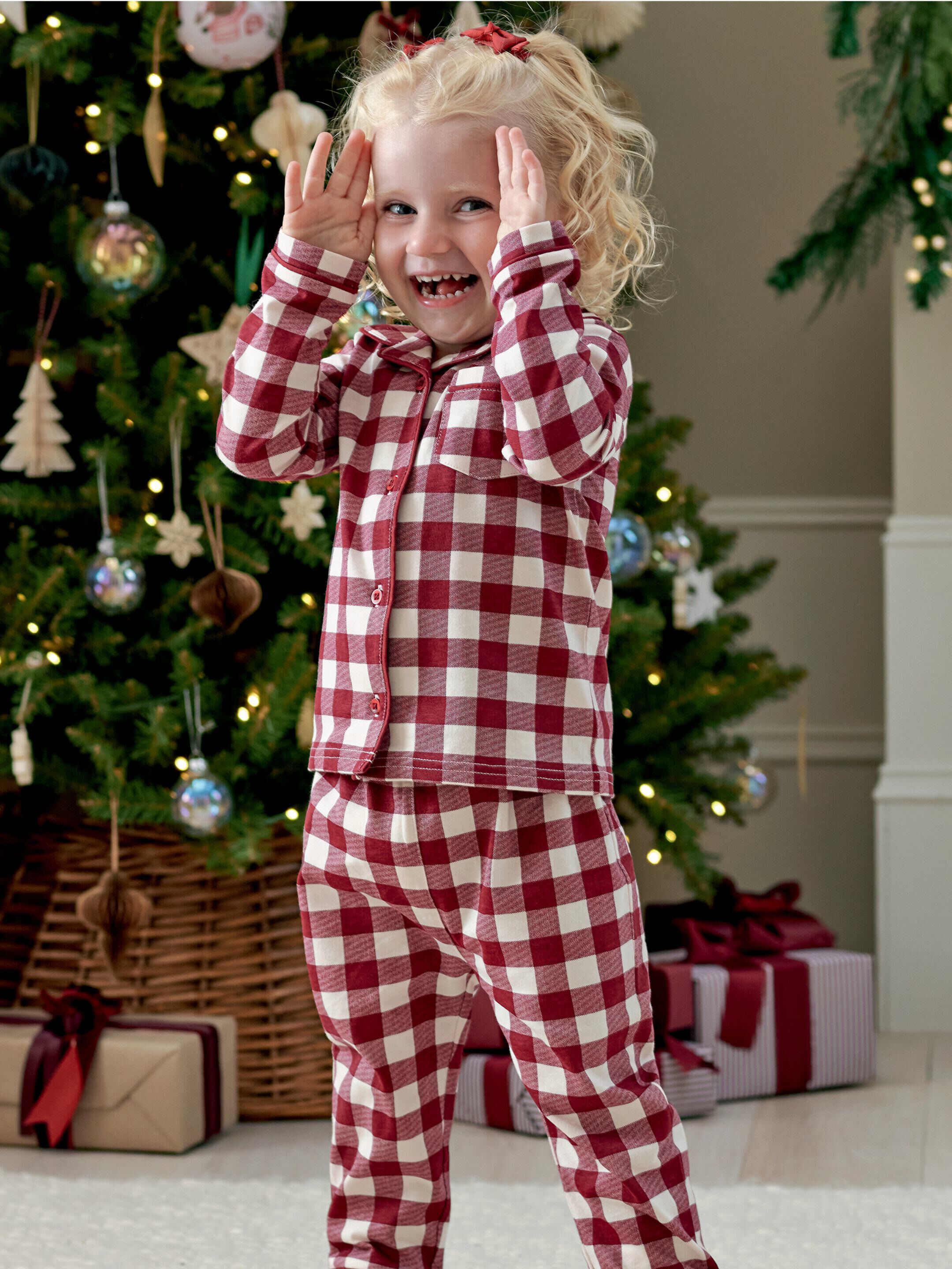 Large Gingham Check Pyjamas image number 7