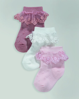 Frill Baby Socks Multipack - Set Of 3