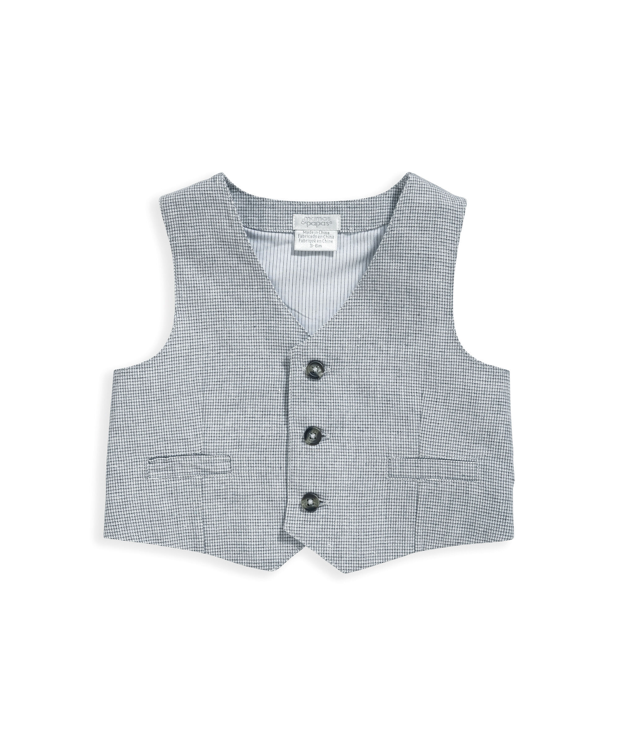 3 Piece Dogtooth Waistcoat Set image number 3