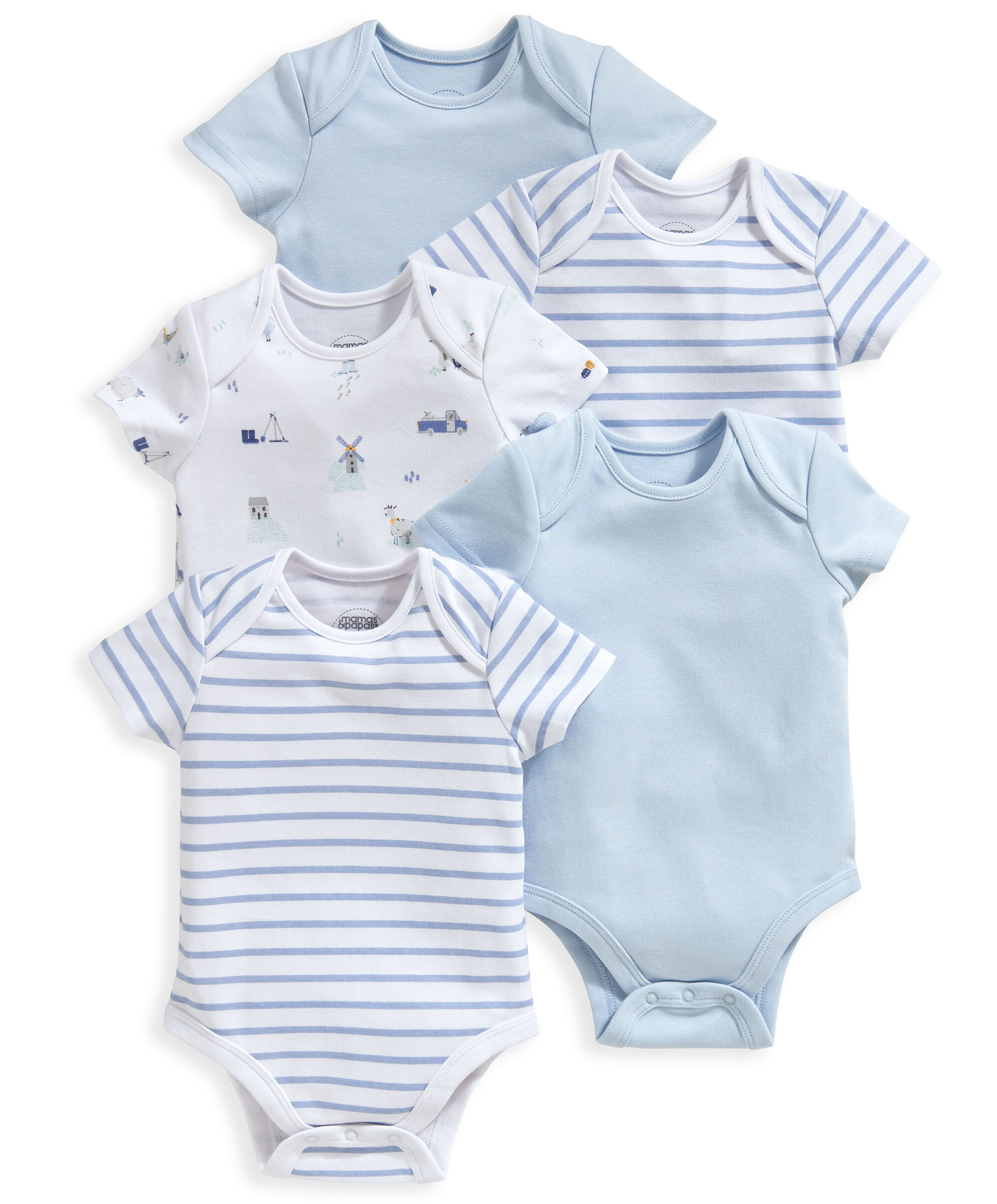 Boys Bodysuits Multipack - Set Of 5 image number 1