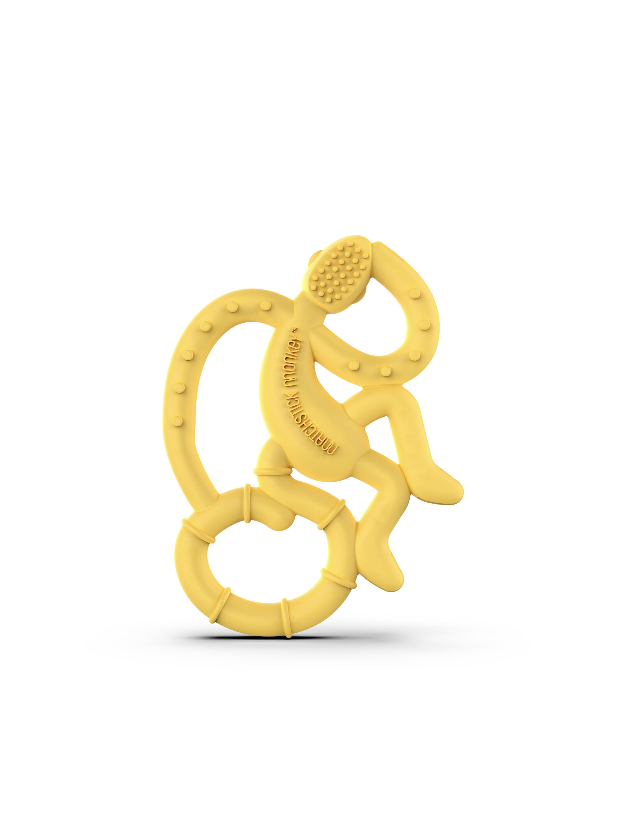 Matchstick Monkey Mini Monkey Teether - Yellow image number 2