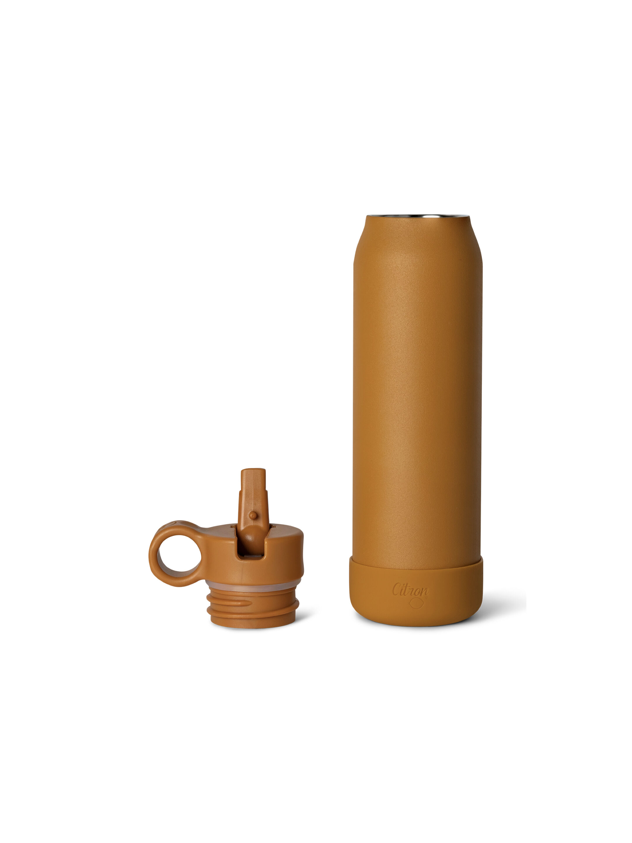 Citron Stainless Steel Water Bottle 350ml Caramel image number 2