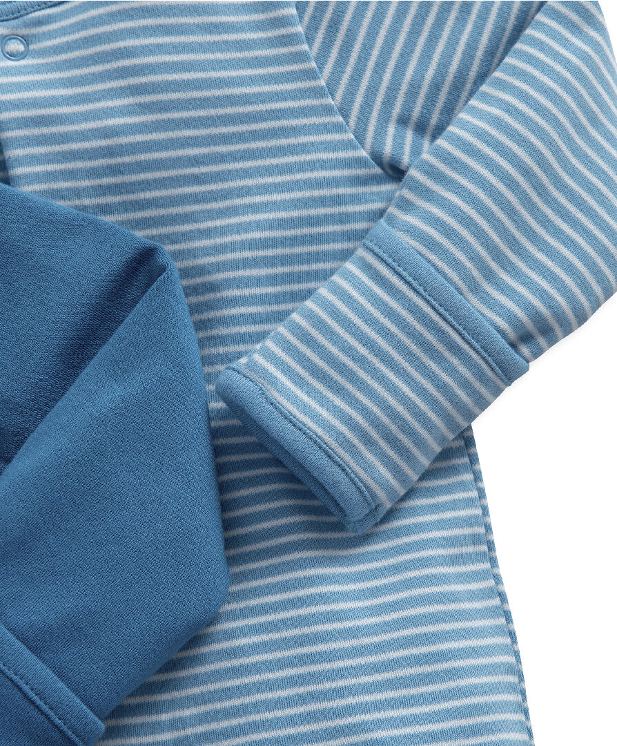 Animal Alphabet Jersey Cotton Sleepsuits 3 Pack image number 4