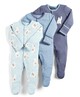 Yeti Sleepsuits - Pack of 3 image number 1