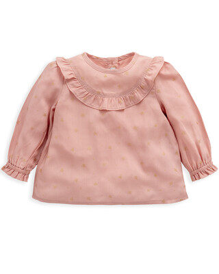 Pink Long Sleeved Blouse