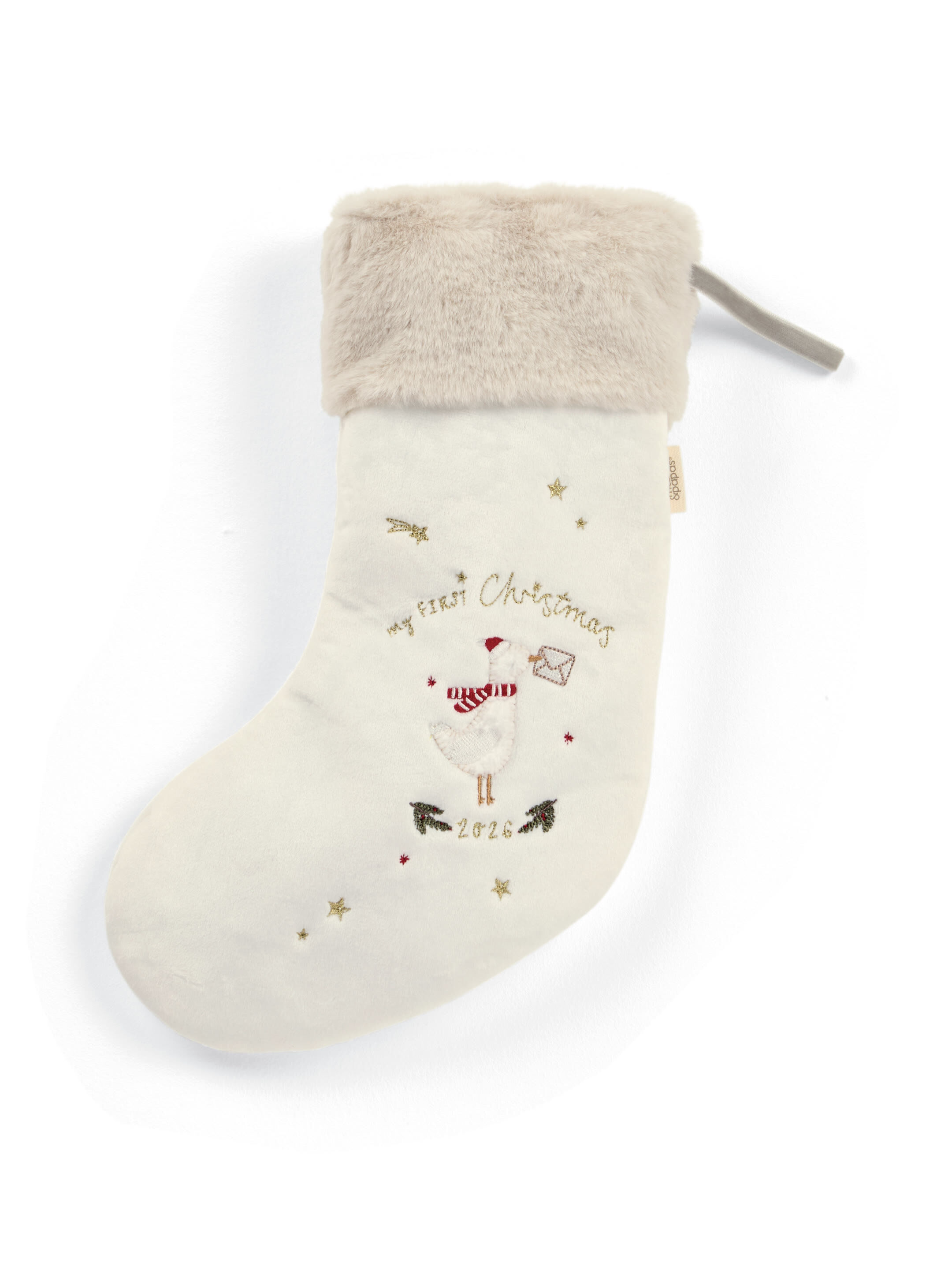 Small Stocking - White Emb 2027 image number 2
