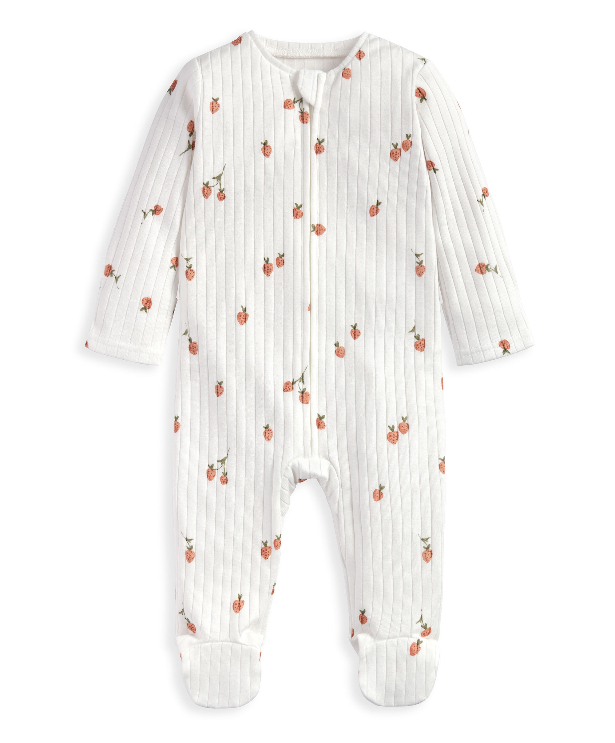 Strawberry Zip Sleepsuit image number 2