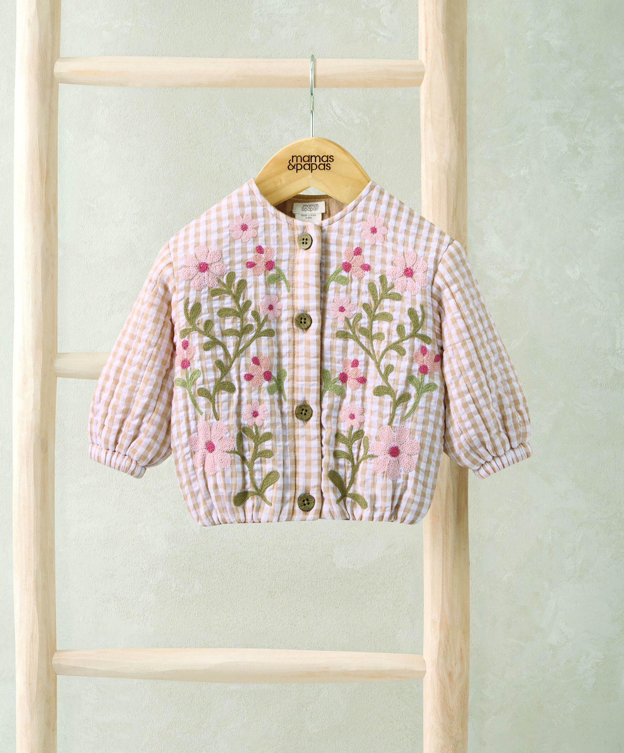 Flower Quilted Jacket image number 1