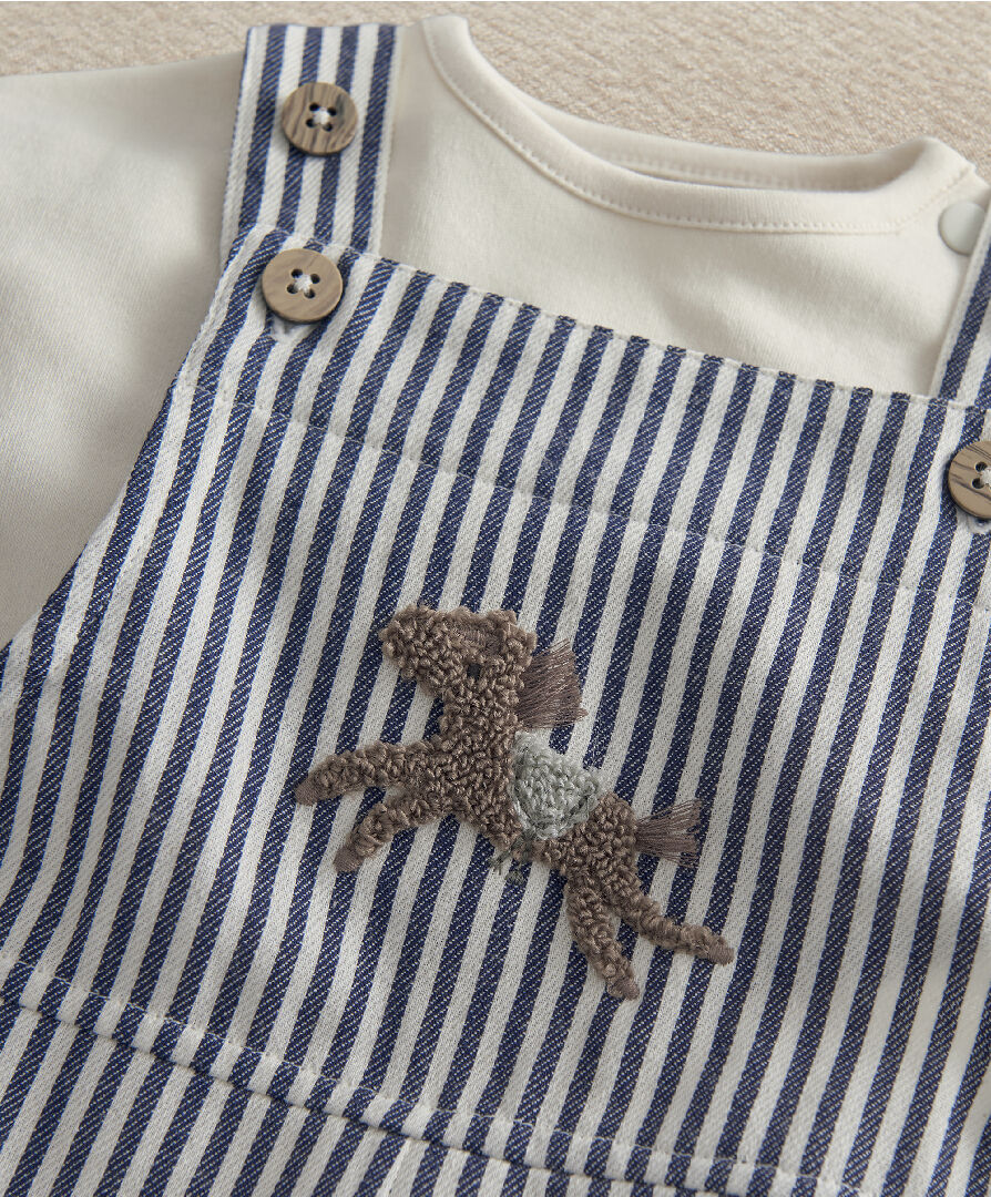 2pc Dungaree & T-Shirt Set image number 9