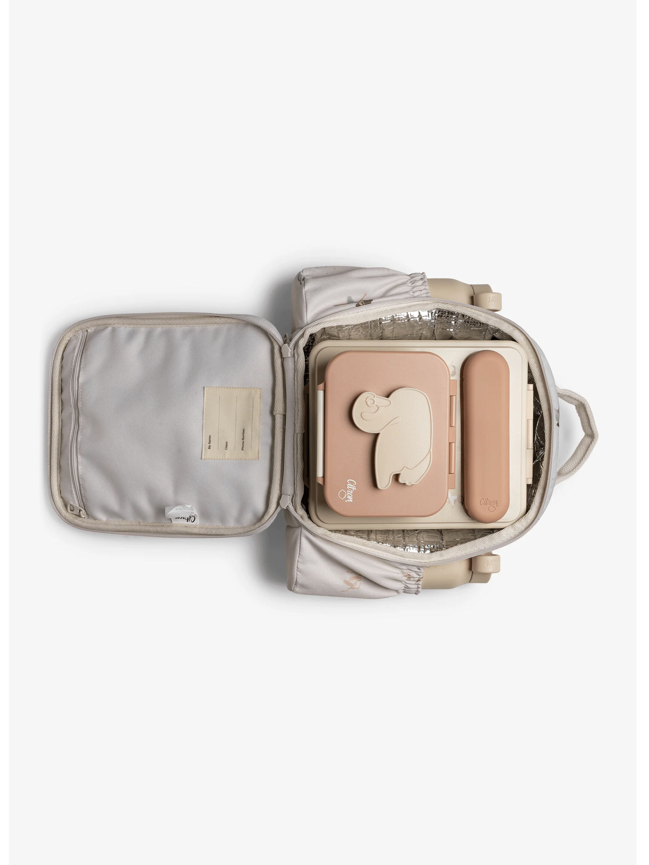 Citron Thermal Classic Lunch Bag Backpack - Ballerina image number 3
