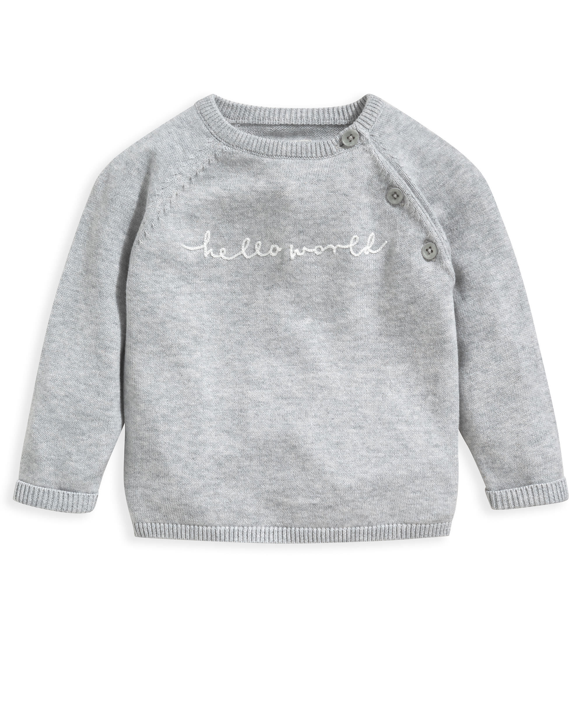 Hello World Knit Top & Trousers - Set Of 2 image number 5