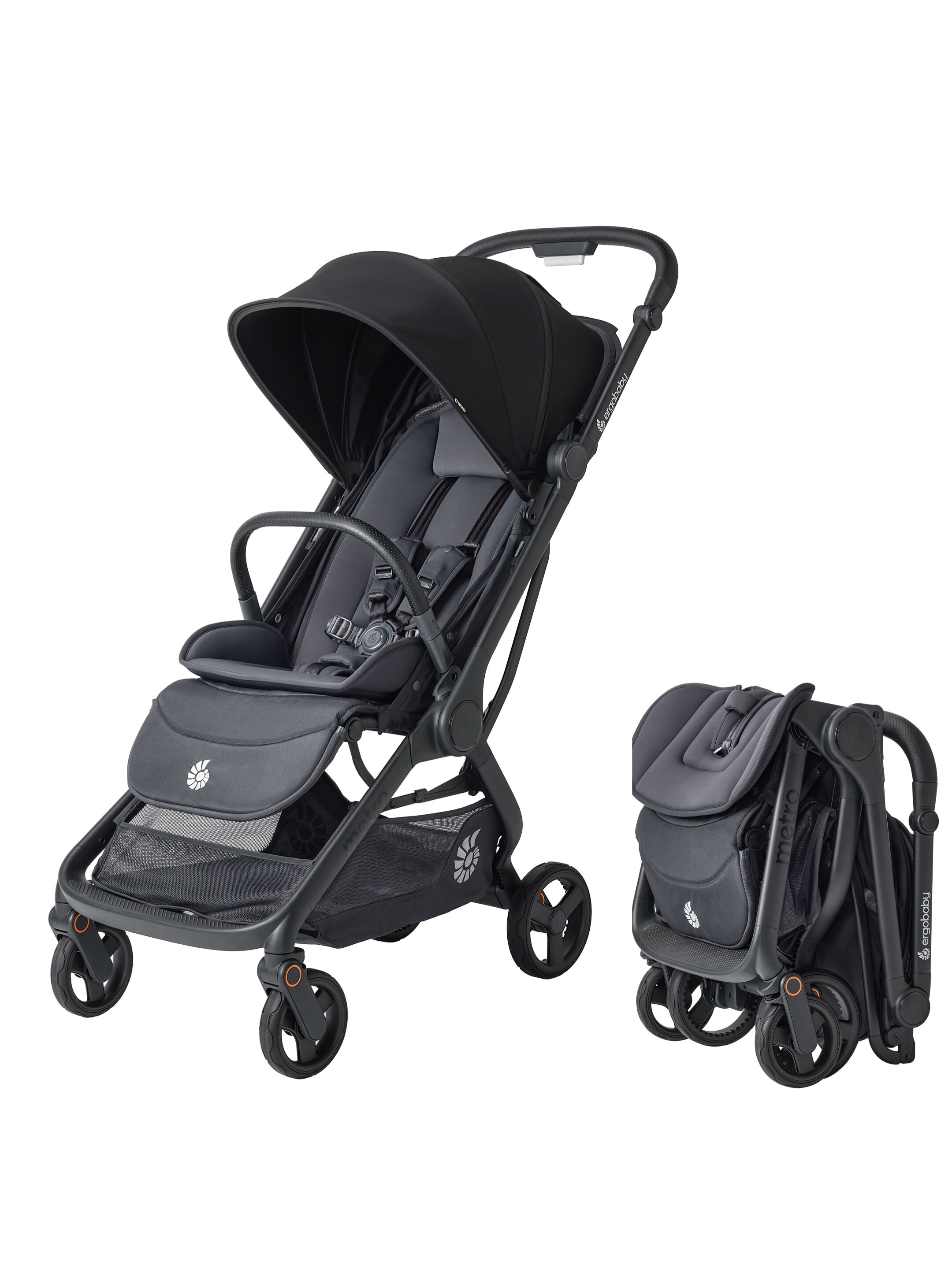 Ergobaby Metro 3 Stroller- Onyx Black image number 1