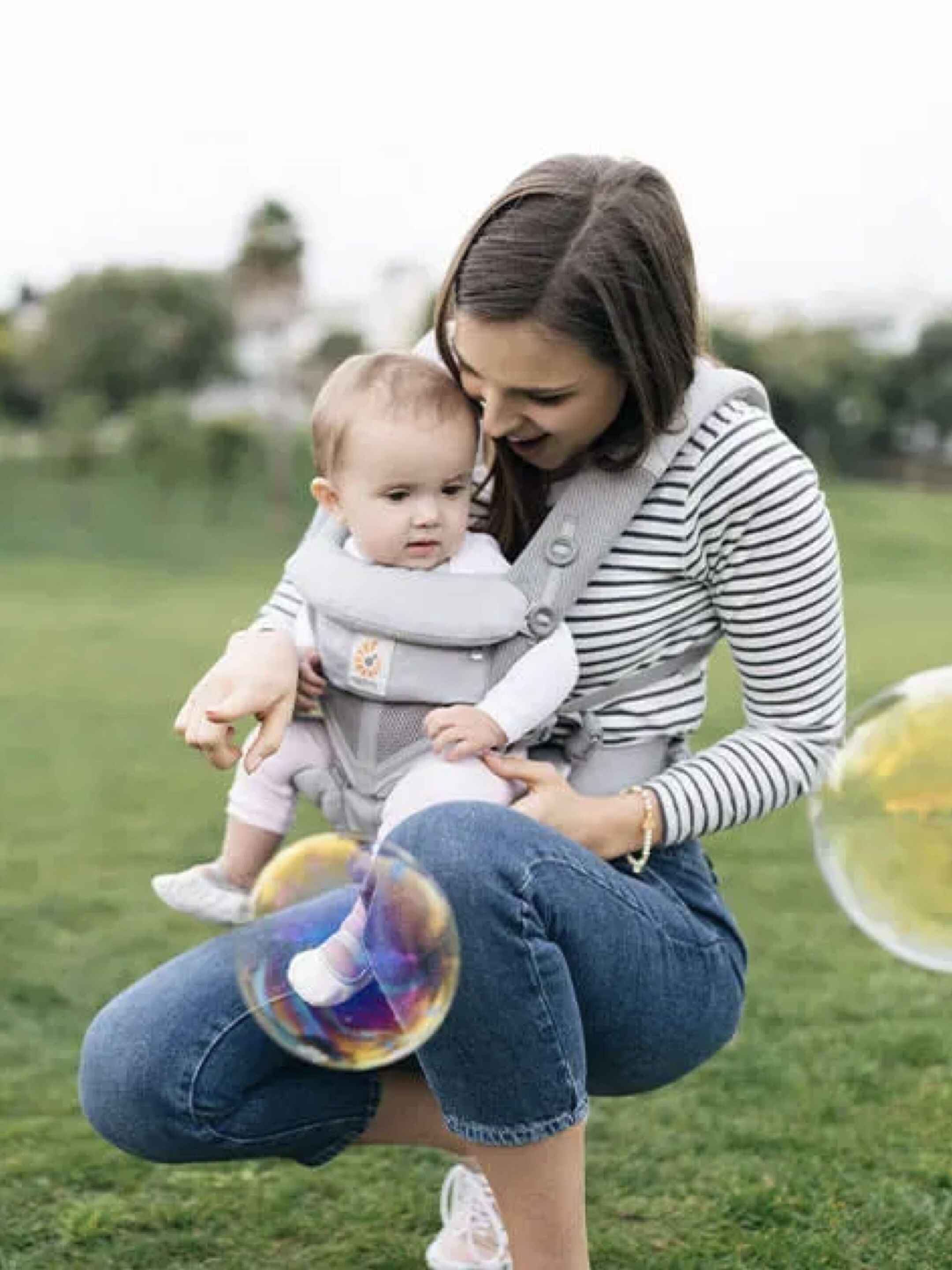 Ergobaby Omni Deluxe Mesh - Pearl Grey image number 7