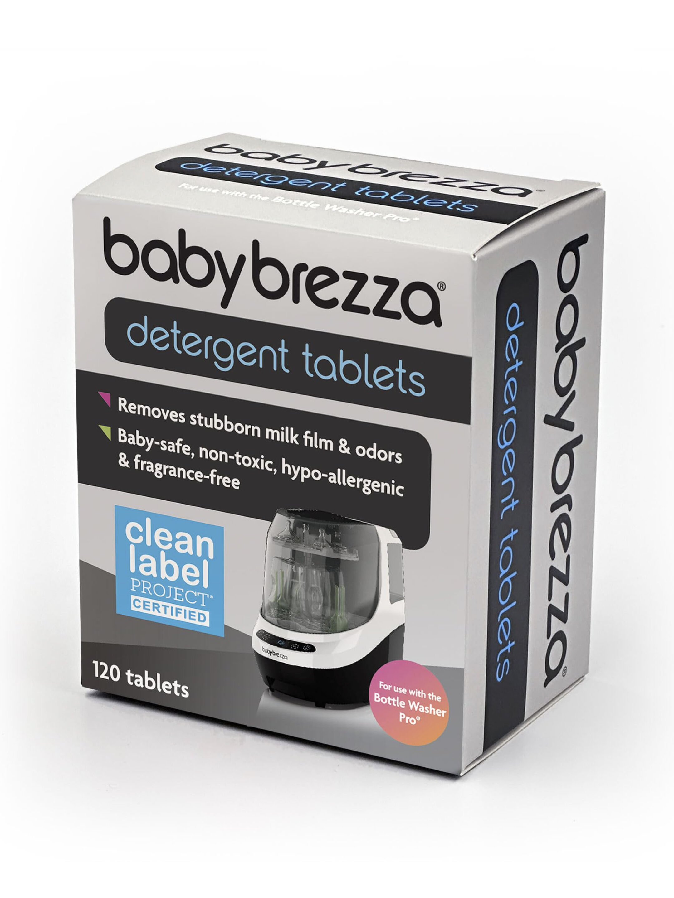 Baby Brezza Bottle Washer Pro Detergent Tablets - 120 Pieces image number 1