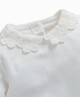 White Lace Collar T-Shirt image number 4