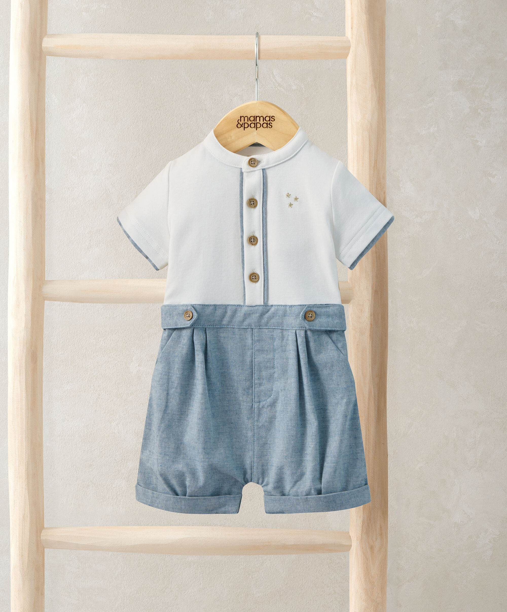 Mock Suit Romper image number 1