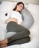 Pregnancy & Nursing Pillow - Grey Marl image number 1