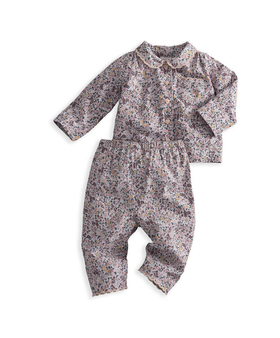 Vintage Floral Woven Pyjamas image number 2
