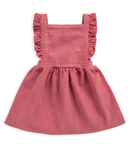 Pink Cord Pinny Dress image number 1