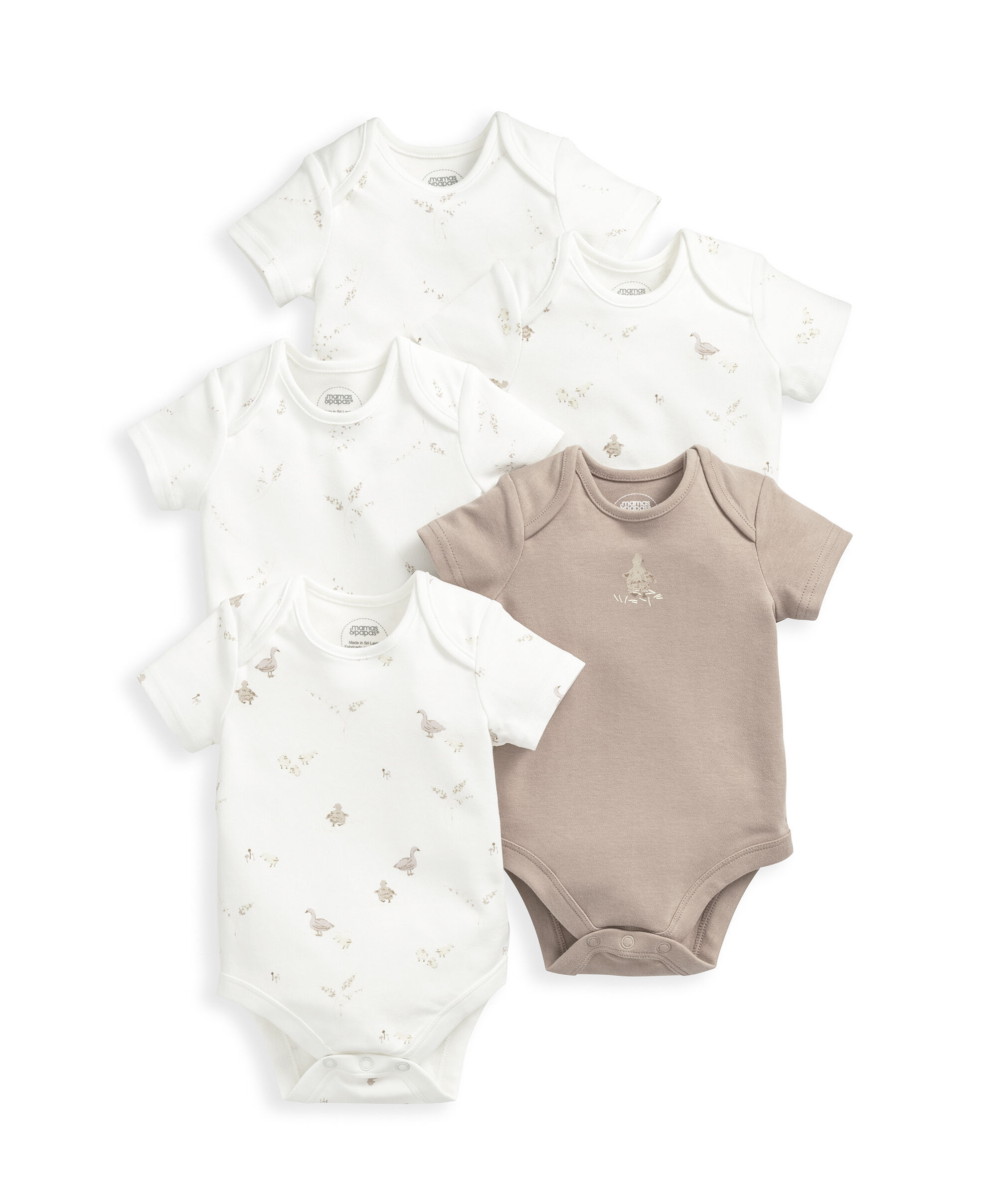 Down By The Lake Bodysuits (5 pack) - Neutral image number 2