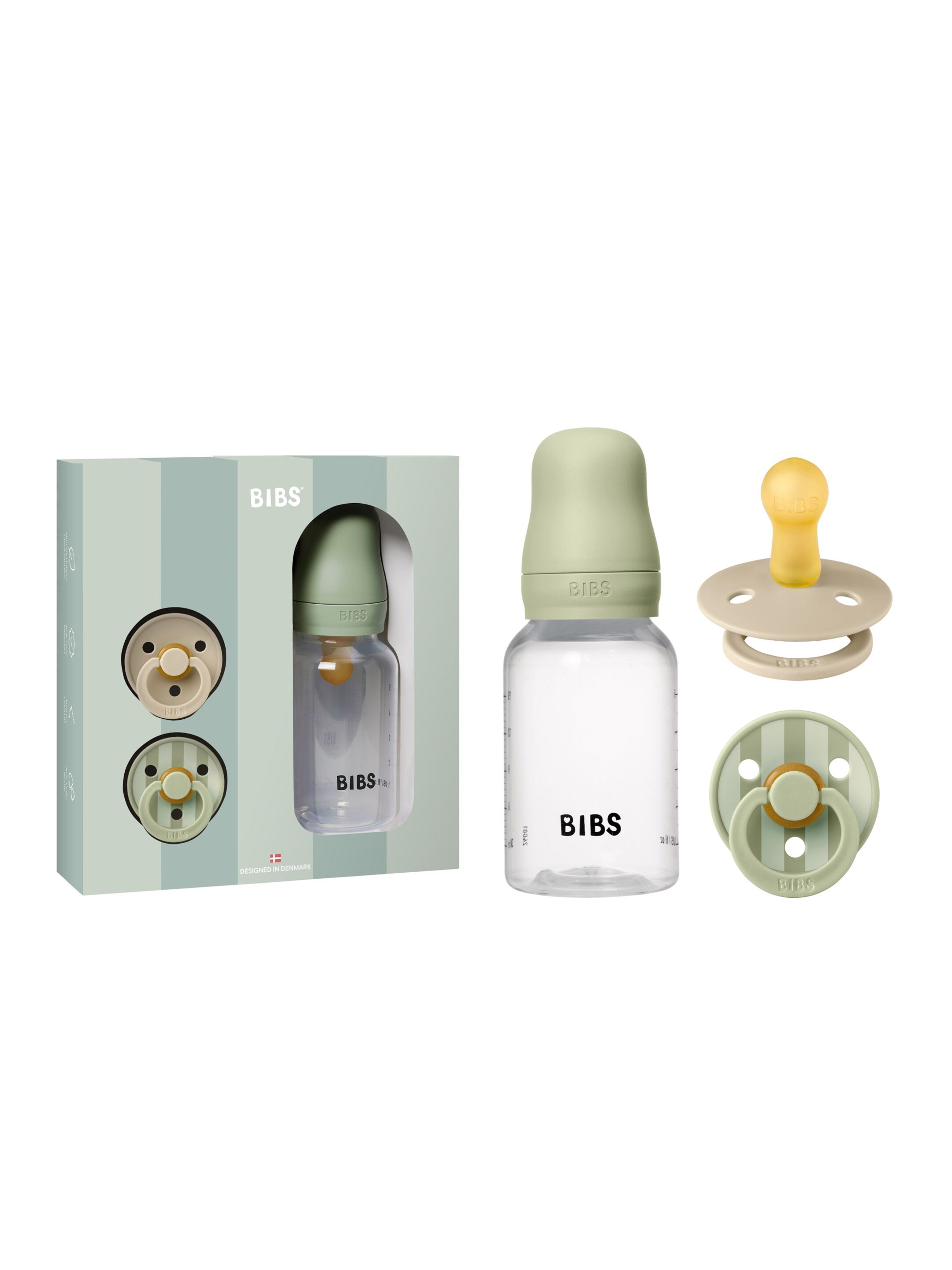 BIBS Gift Set Baby Sprinkle Sage image number 1