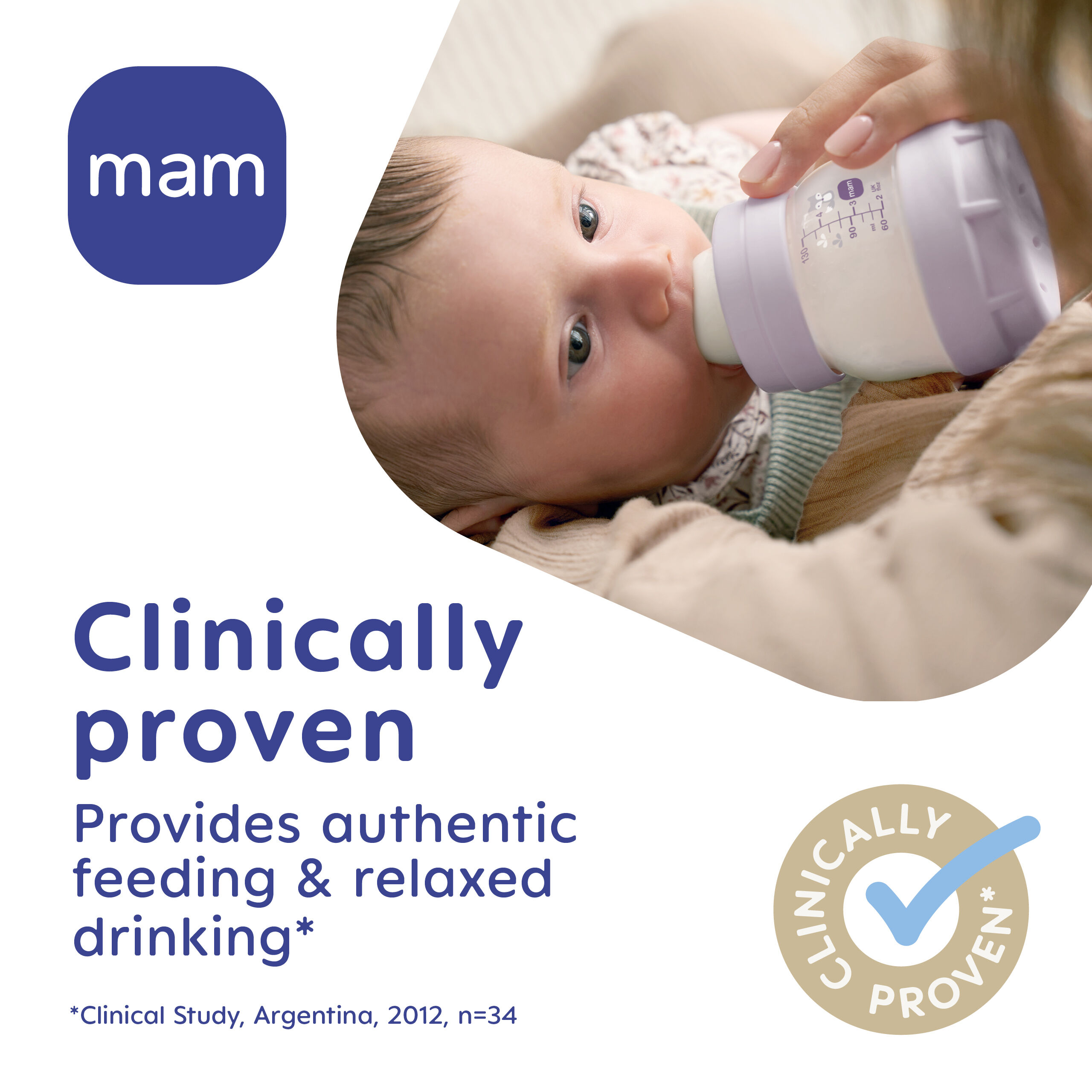 Mam Baby Easy Start Anticolic Silicone Bottle - 0 M+ | Sealife Pink - 160 Ml -  Pack of 1 image number 5