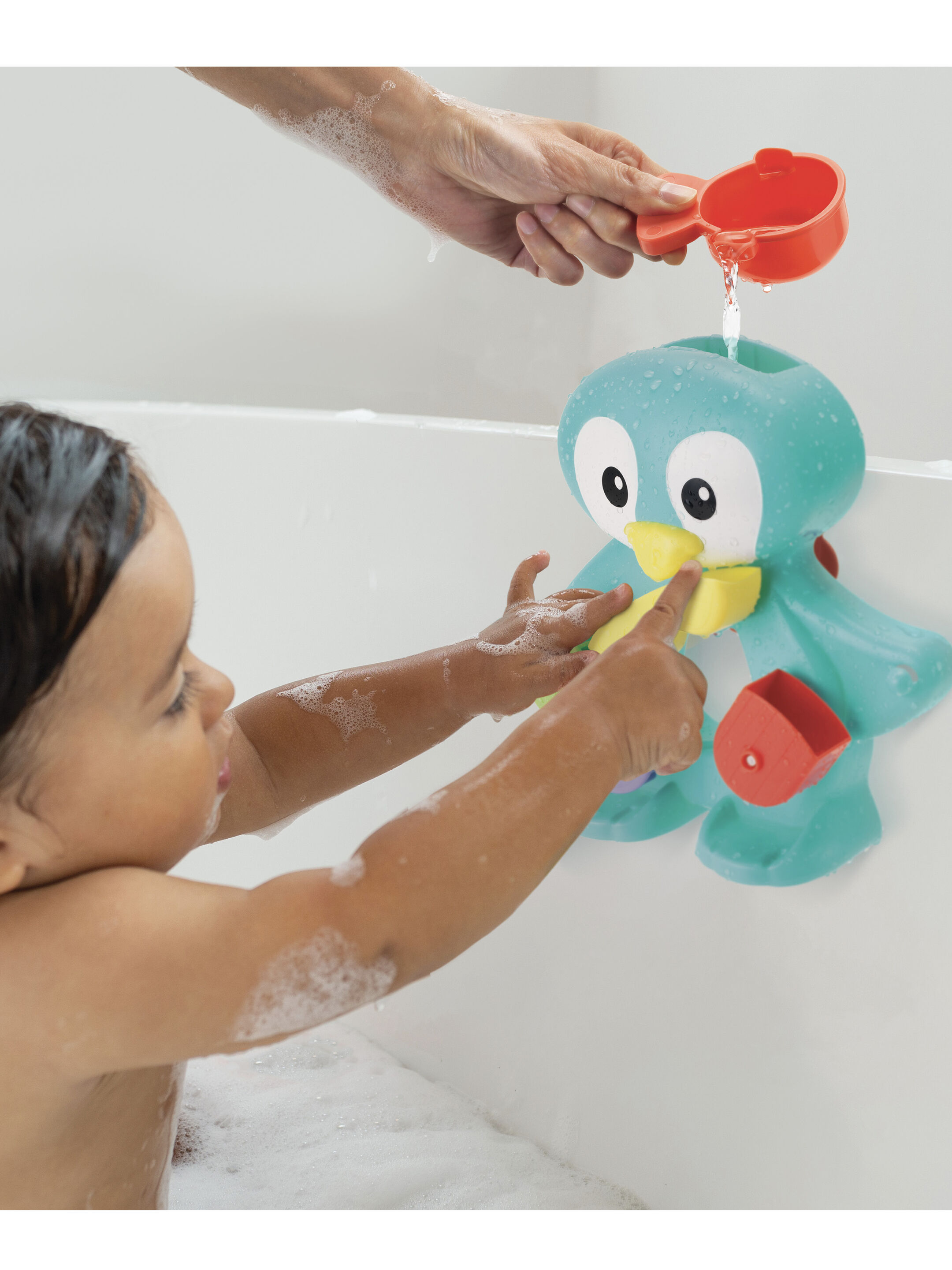 Infantino Tub-a-Penguin Bath Time set image number 1