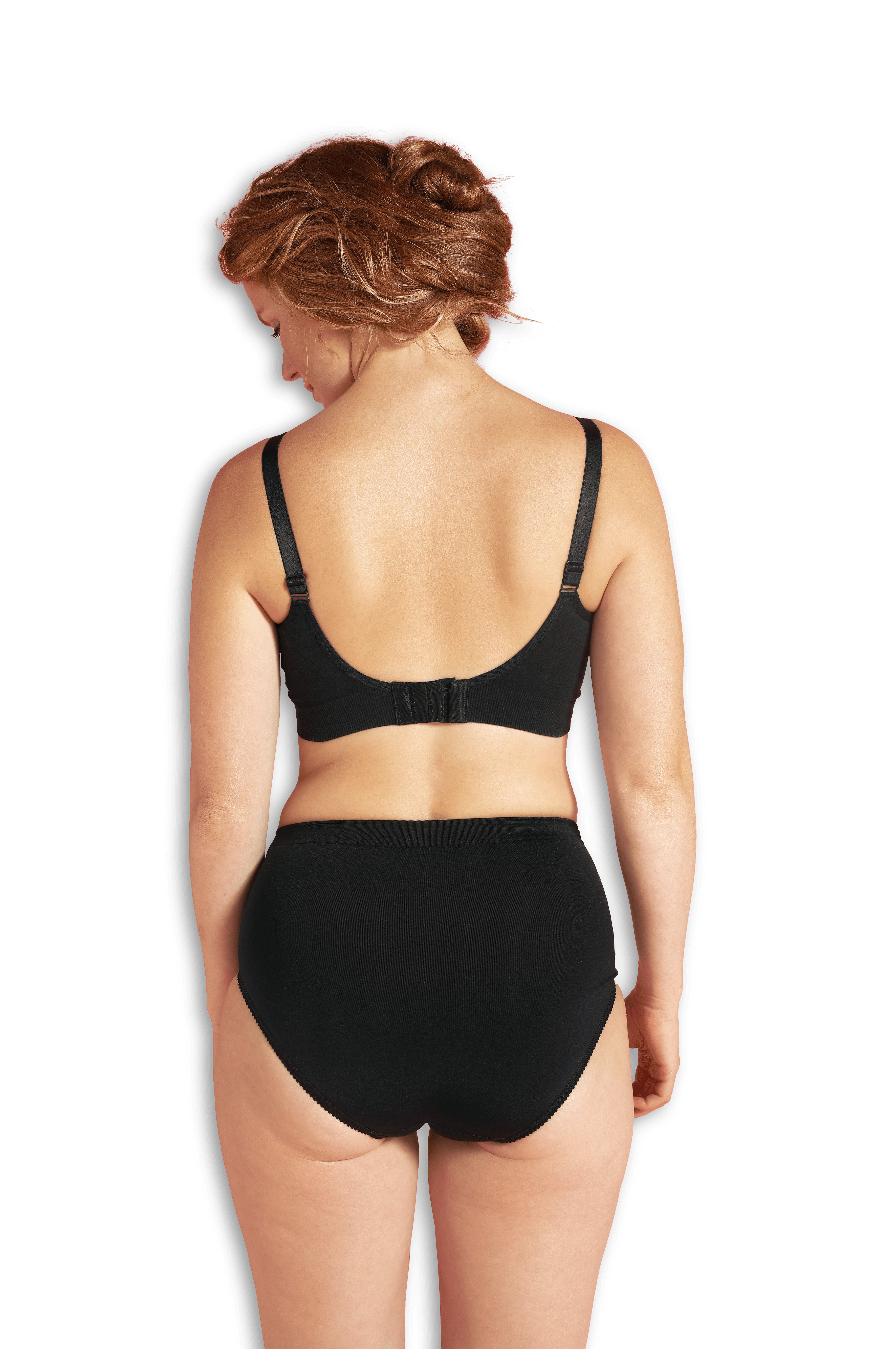Cariwell Cariwell Organic Maternity &amp; Nursing Bra-M Black image number 4