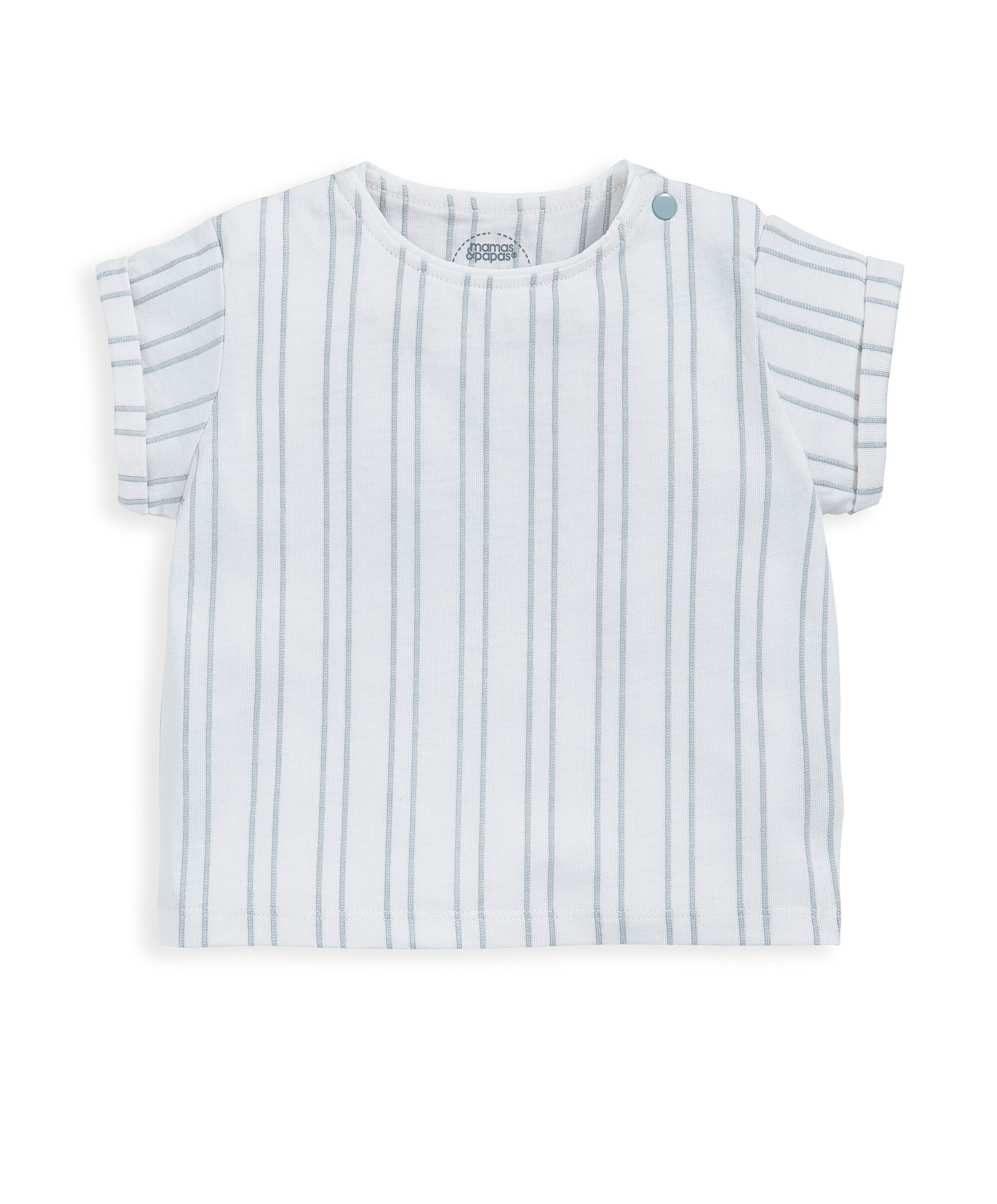2 Piece Stripe T-Shirt & Short - Blue image number 3