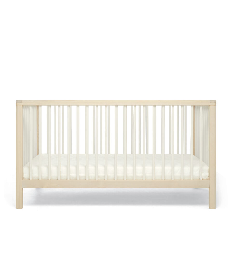 Compact Solo Cotbed - Natural White image number 4