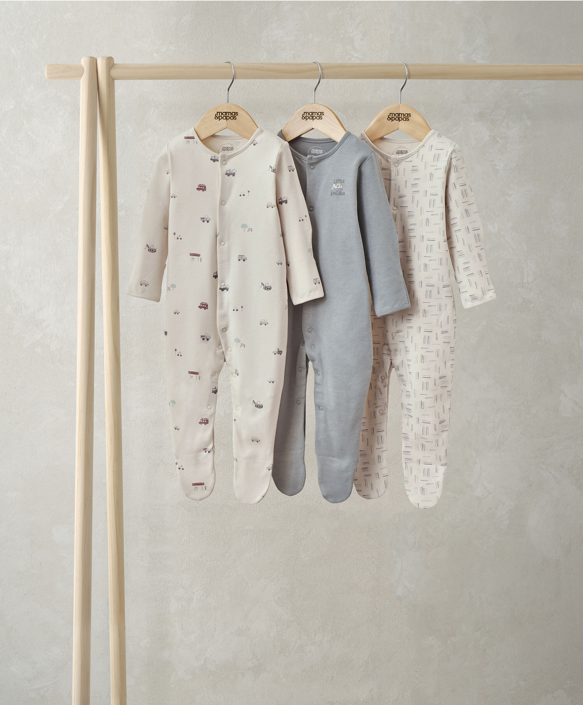 Little Explorer Sleepsuits (Pack of 3)  image number 1