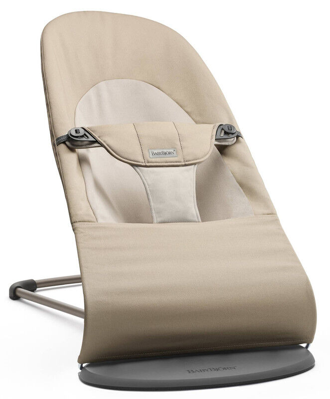 BabyBjorn Bouncer Balance Soft Cotton - Khaki/Beige image number 1
