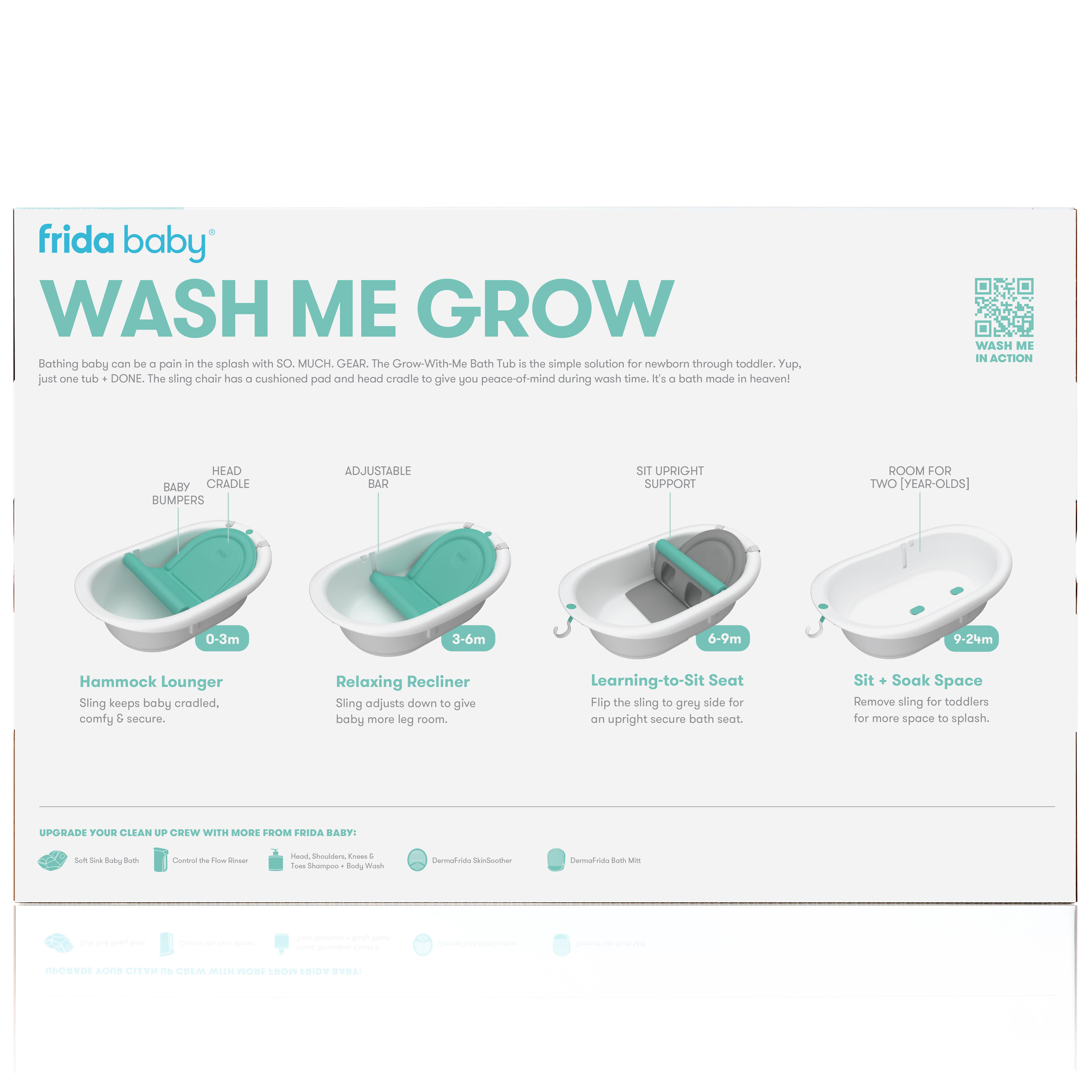 Frida 4-in-1 Grow-with-Me Bath Tub image number 6