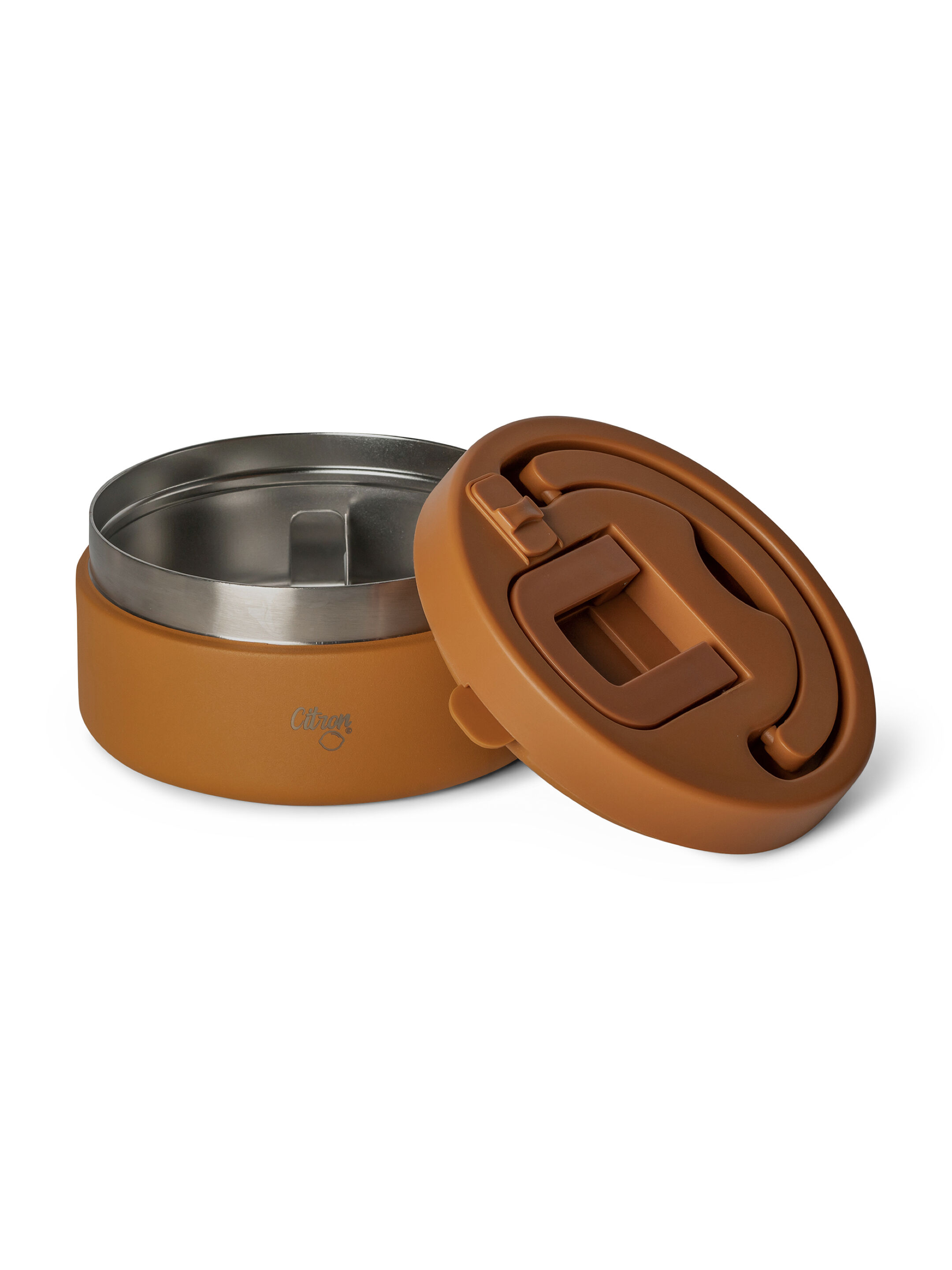 Citron Stainless Steel Food Jar 400ml Caramel image number 1