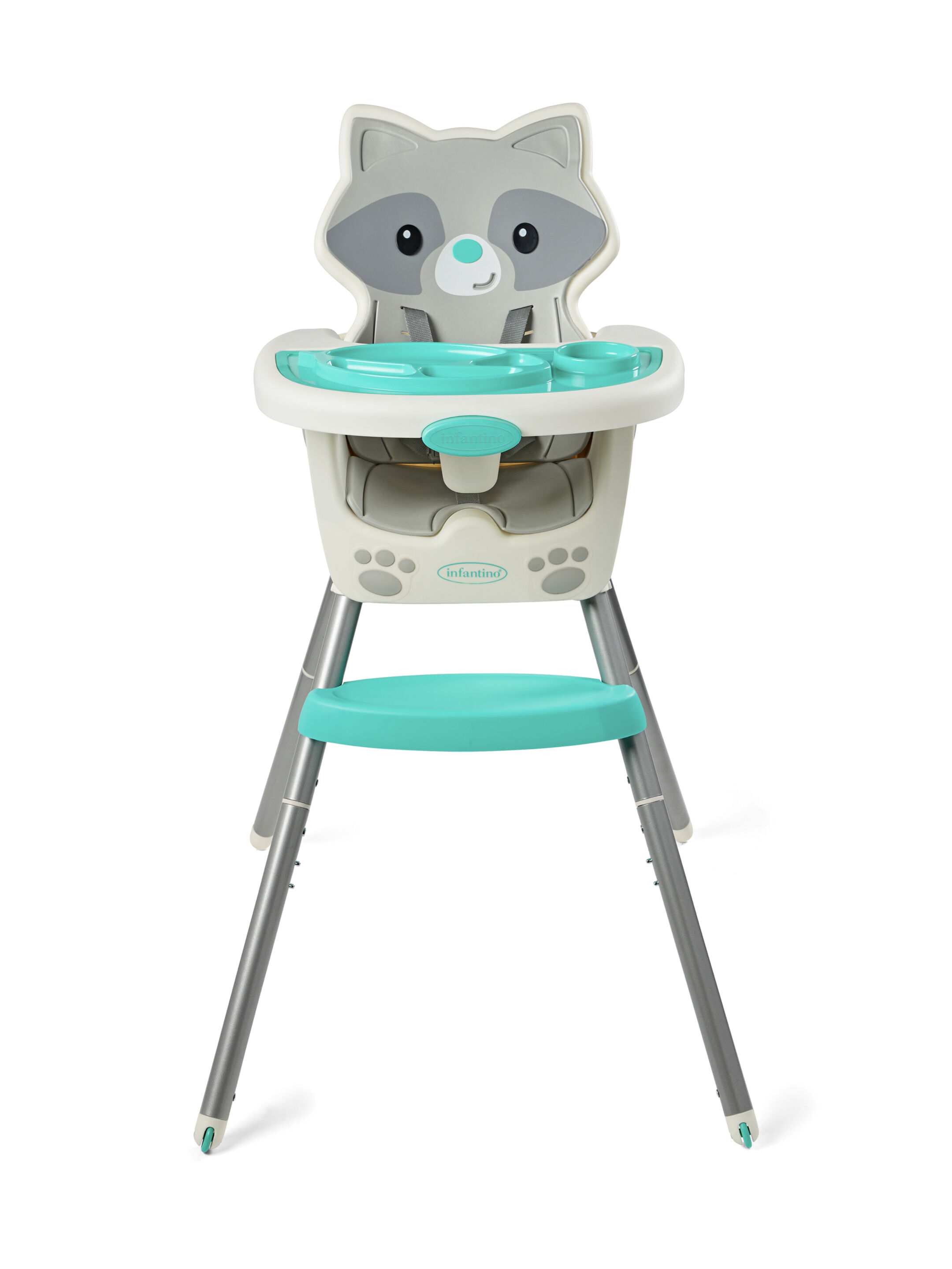 Infantino Grow-With-Me 4-In-1 Convertible High Chair - Grey Fox image number 2