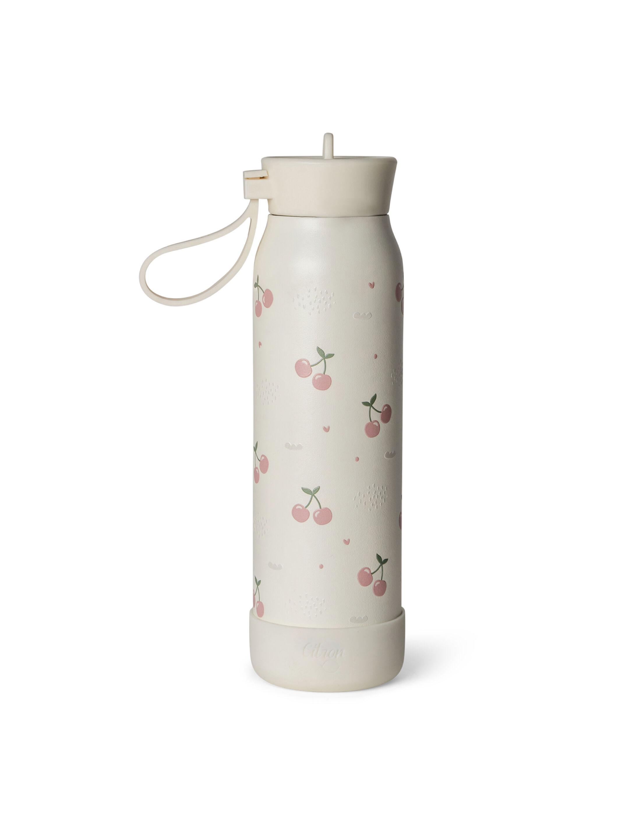 Stainless Steel Water Bottle 350ml - Cherry