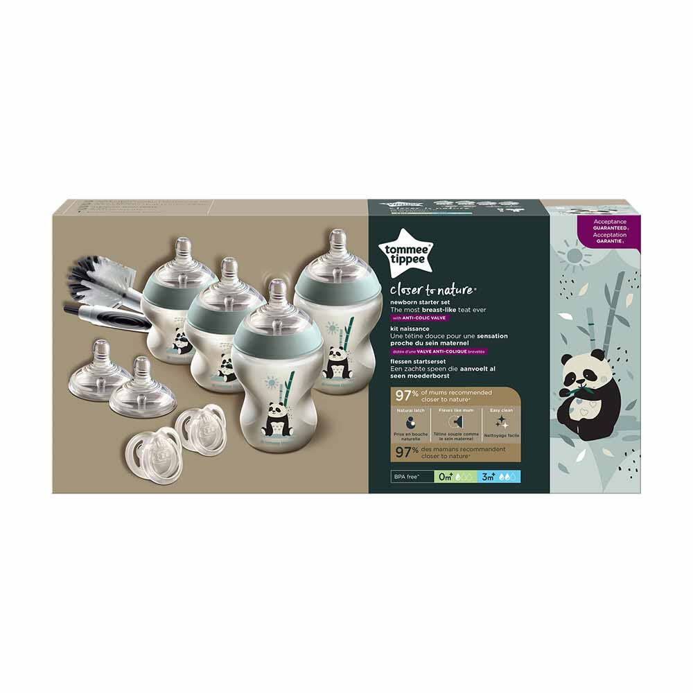 Tommee Tippee Closer to Nature New Born Starter Set - Girl image number 2