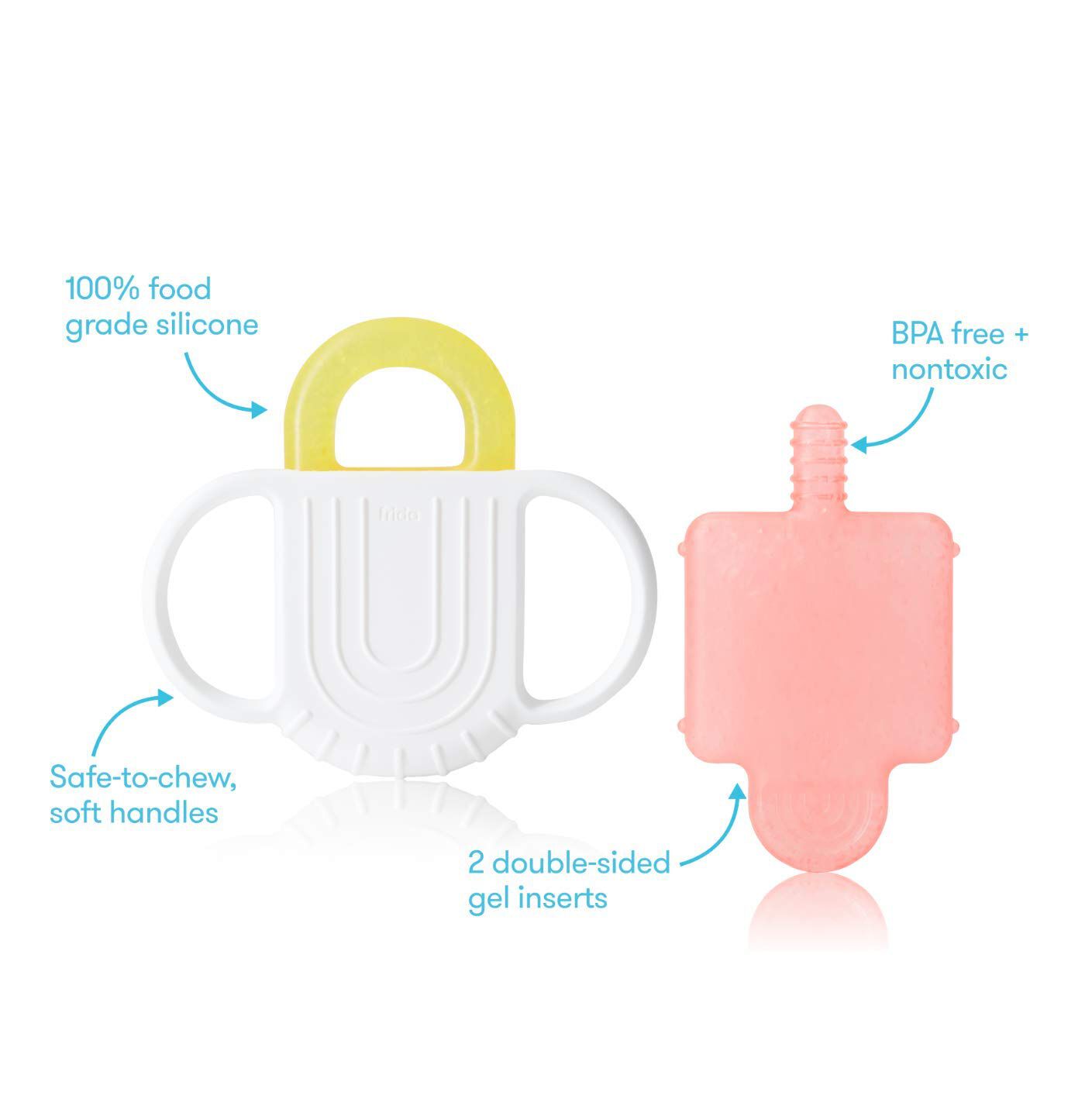 Fridababy - Not Too Cold To Hold Bpa Free Silicone Teether image number 6