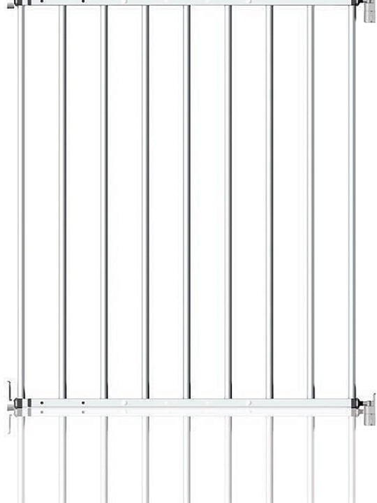 Clippasafe Extendable No Trip Gate, 60-107cm - Metal (White) image number 1