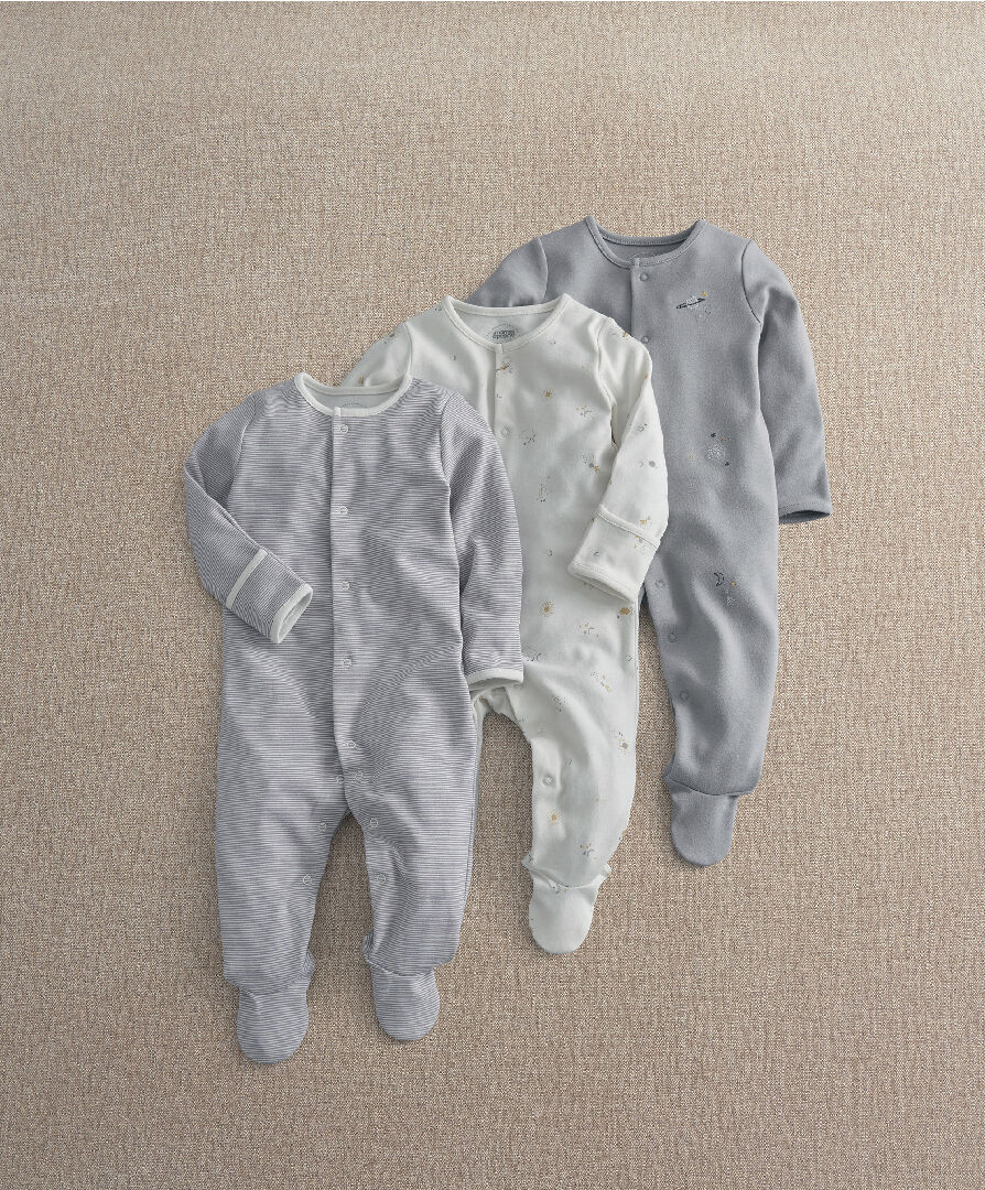 3pk Cosmic Sleepsuits image number 1