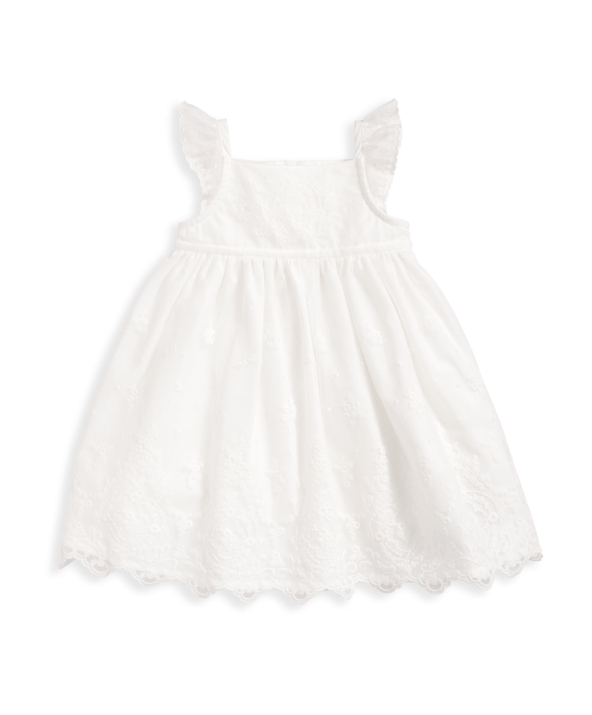 Eid Lace Dress - White image number 2