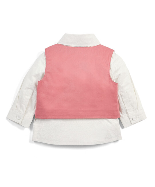 Pink Shirt & Waistcoat Set - 2 Piece image number 2