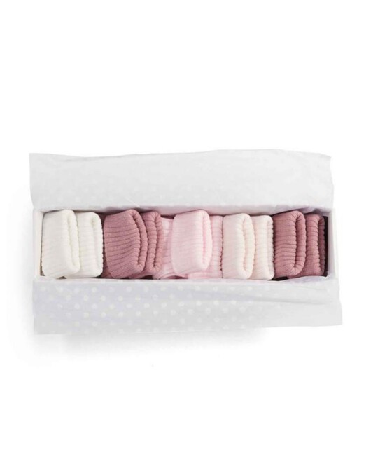 Pink Socks Gift Box (5 Pairs) image number 2