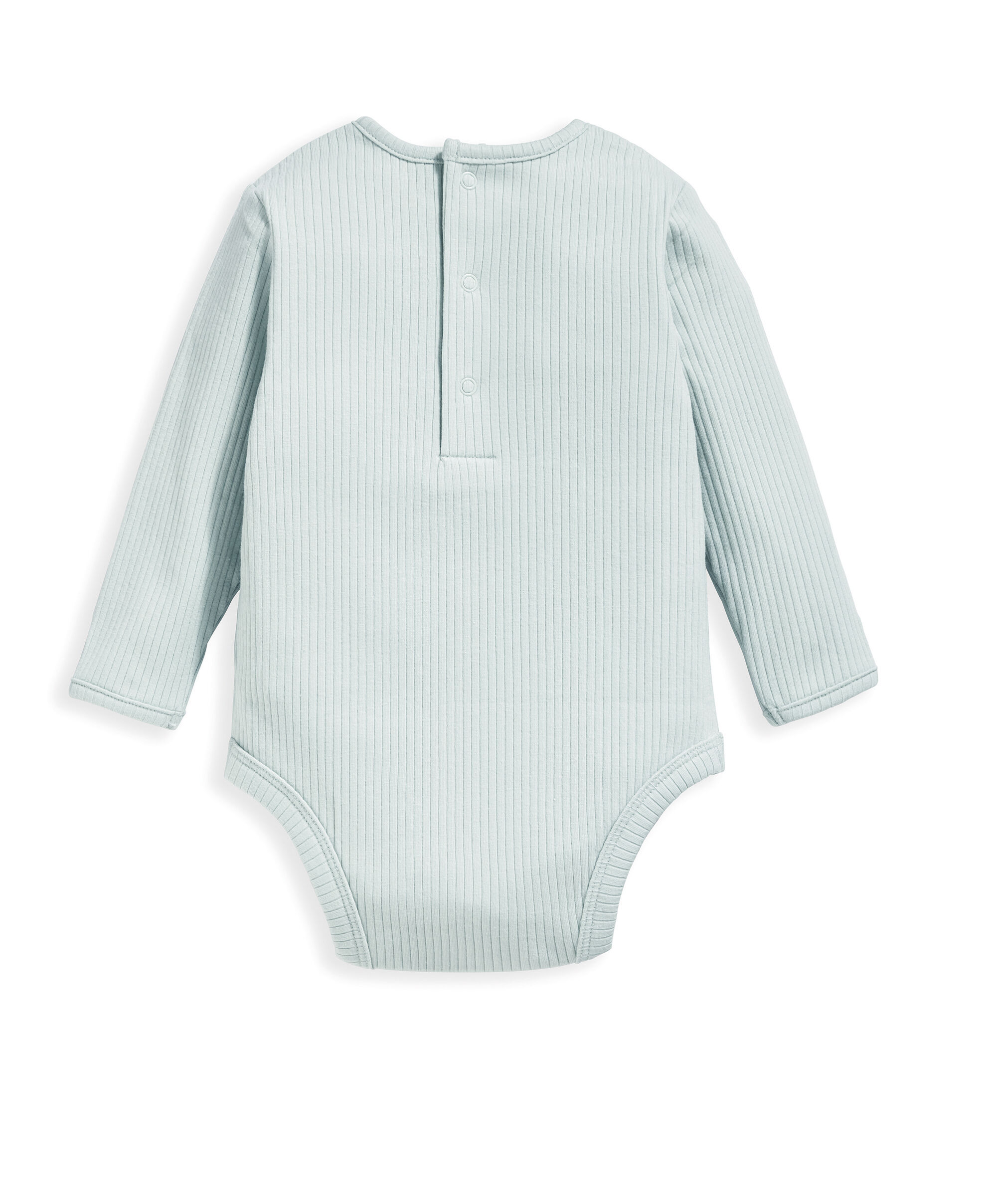 Basics Blue Rib Bodysuit image number 3