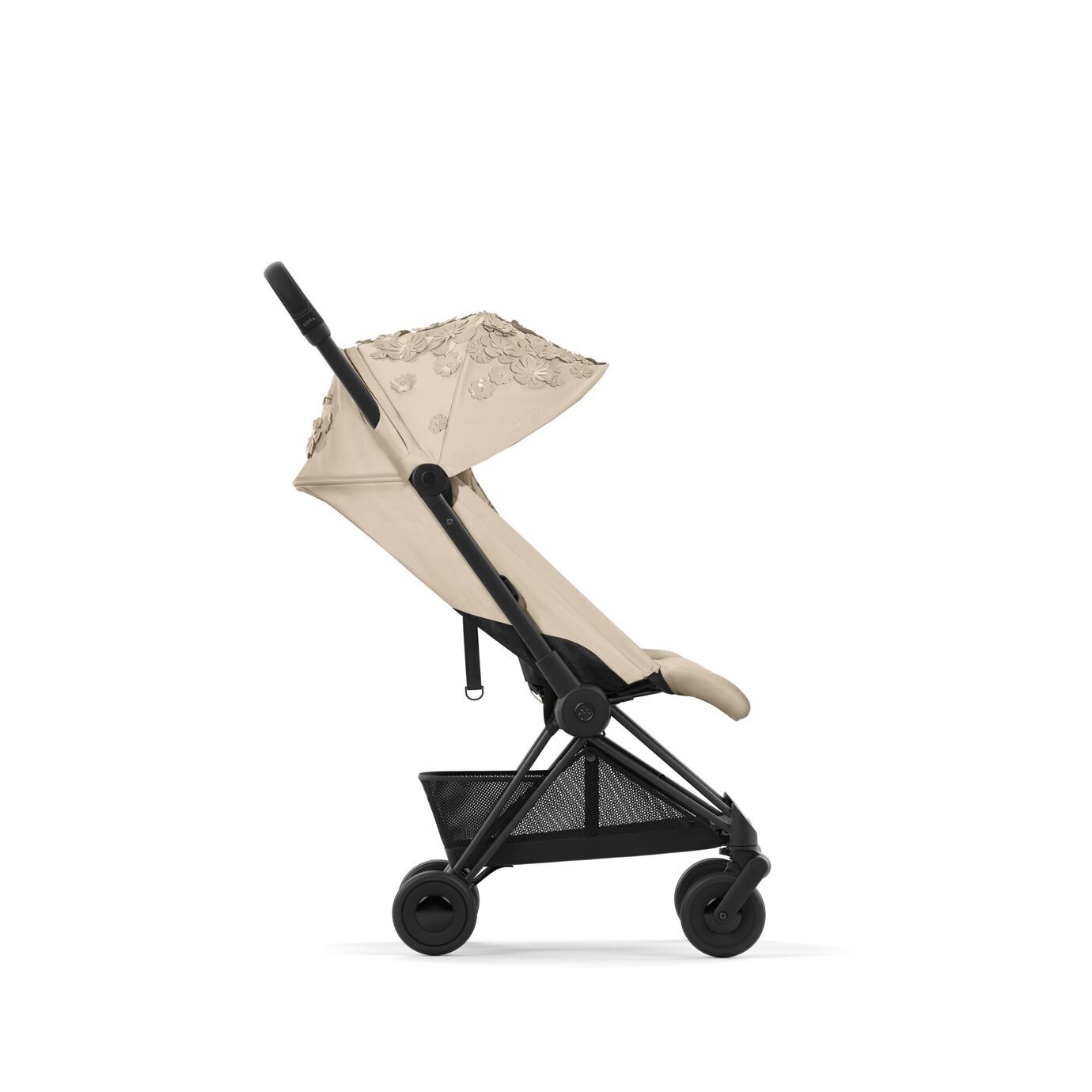 Cybex Coya  Simply Flowers Cabin Approved Stroller Beige with Matte Black Frame image number 3