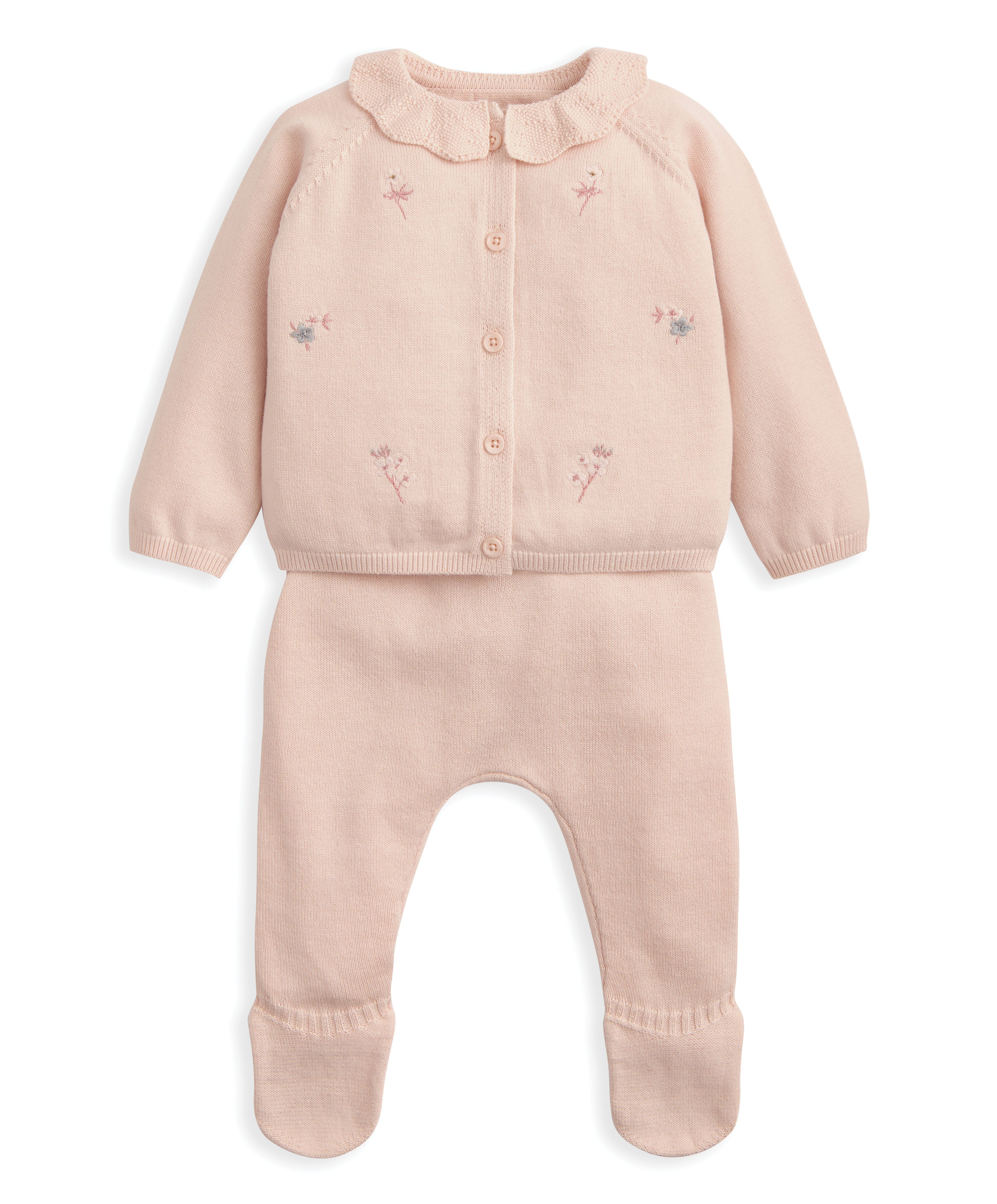 Embroidered Knit Set image number 2