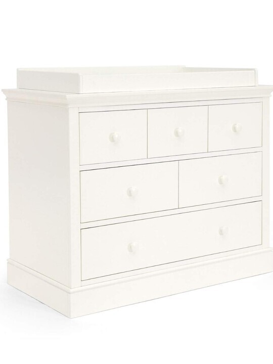 Buy Oxford Wooden 6 Drawer Dresser Baby Changing Unit White Dressers Changers Mamas Papas Bahrain