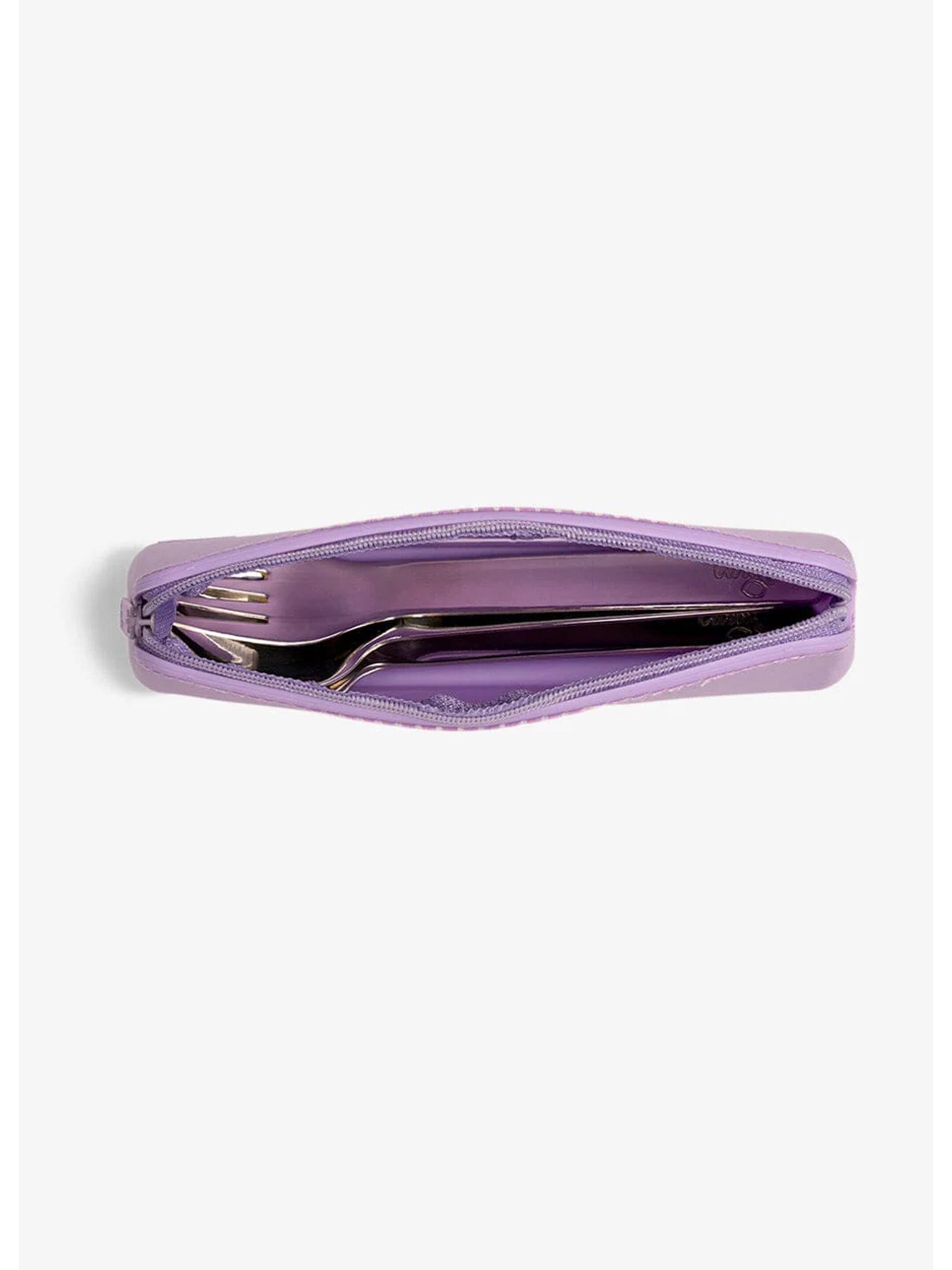 Citron Stainless Steel Cutlery with Pouch - Purple image number 5